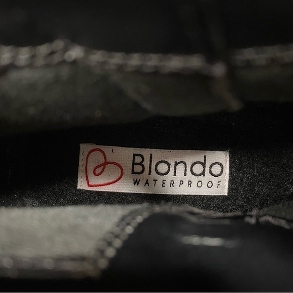 New! Blondo Saddie Waterproof Black Suede Bootie 7M - Picture 12 of 14